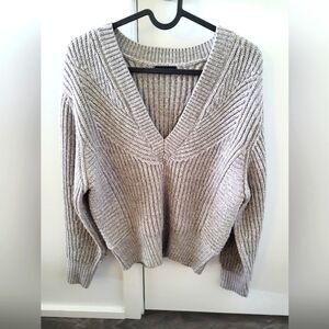 Gray knit sweater size xxs